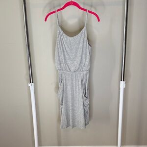 GAP Gray Strapless Dress